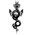 dragon tattoo vector image