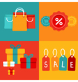 sale concept in flat style vector image vector image