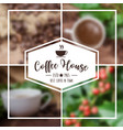 coffee background design use in presentation vector image