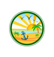 beach-club-logo vector image