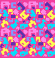 seamless brushpen textile doodle pattern grunge vector image vector image