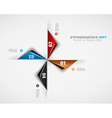 infographics concept to display your data vector image vector image