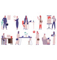 arab islamic office team business people vector image vector image