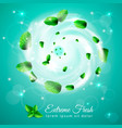 extreme fresh swirl composition vector image vector image