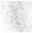 black grainy texture isolated on white vector image