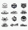 adventure logo badges 9 vector image