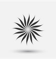 creative icon - floral decorative element vector image vector image