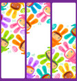 easter banner with egg hunting rabbit children vector image vector image