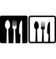 restaurant icons vector image