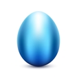 blue egg vector image vector image