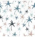 summer seamless pattern with simple palm trees vector image vector image