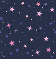 seamless pattern with stars vector image