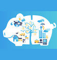 financial planning vector image