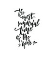 handdrawn christmas lettering vector image