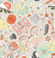 japanese seamless pattern vector image