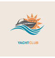 motorboat icon image vector image vector image