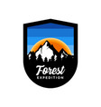 mountain logo design inspiration vector image vector image