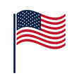 united states elections waving flag national vector image