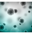 background with bacteria vector image