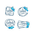 season sale water discount banner template vector image vector image