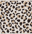 abstract leopard skin seamless pattern animal fur vector image