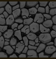 black stone seamless background vector image