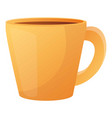 hot chocolate cup icon cartoon style vector image