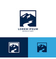 mount creek logo icon download vector image vector image