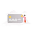 concept of e-commerce vector image