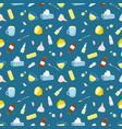 cold remedies seamless pattern vector image