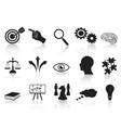strategy concepts icons set vector image