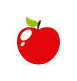 apple fruit icon vector image