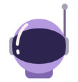 space suit helmet astrounaut icon cosmonaut vector image