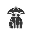 family life insurance icon image vector image vector image