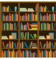 library bookstore - seamless pattern with books vector image vector image