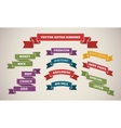 vintage ribbons for marketing and sales vector image vector image