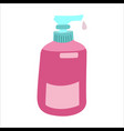 a liquid bath soap flat design vector image