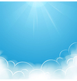 clouds vector image