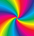 rainbow colorful spiral background vector image