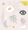 modern abstract shape art artistic pattern vector image
