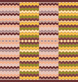 zig zag stripes seamless pattern hand drawn wave vector image vector image