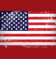 grunge flag of the united states america vector image vector image