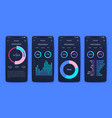 modern infographic elements for business vector image