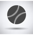 baseball ball icon vector image