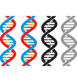 dna icon vector image vector image