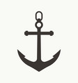 ship anchor simple icon vector image
