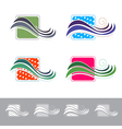 fabric or textile logo vector image