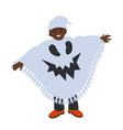 halloween ghost vector image vector image