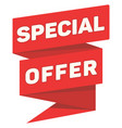 special offer promo banner best price discount vector image