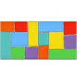 comic blank colorful scenes collection vector image